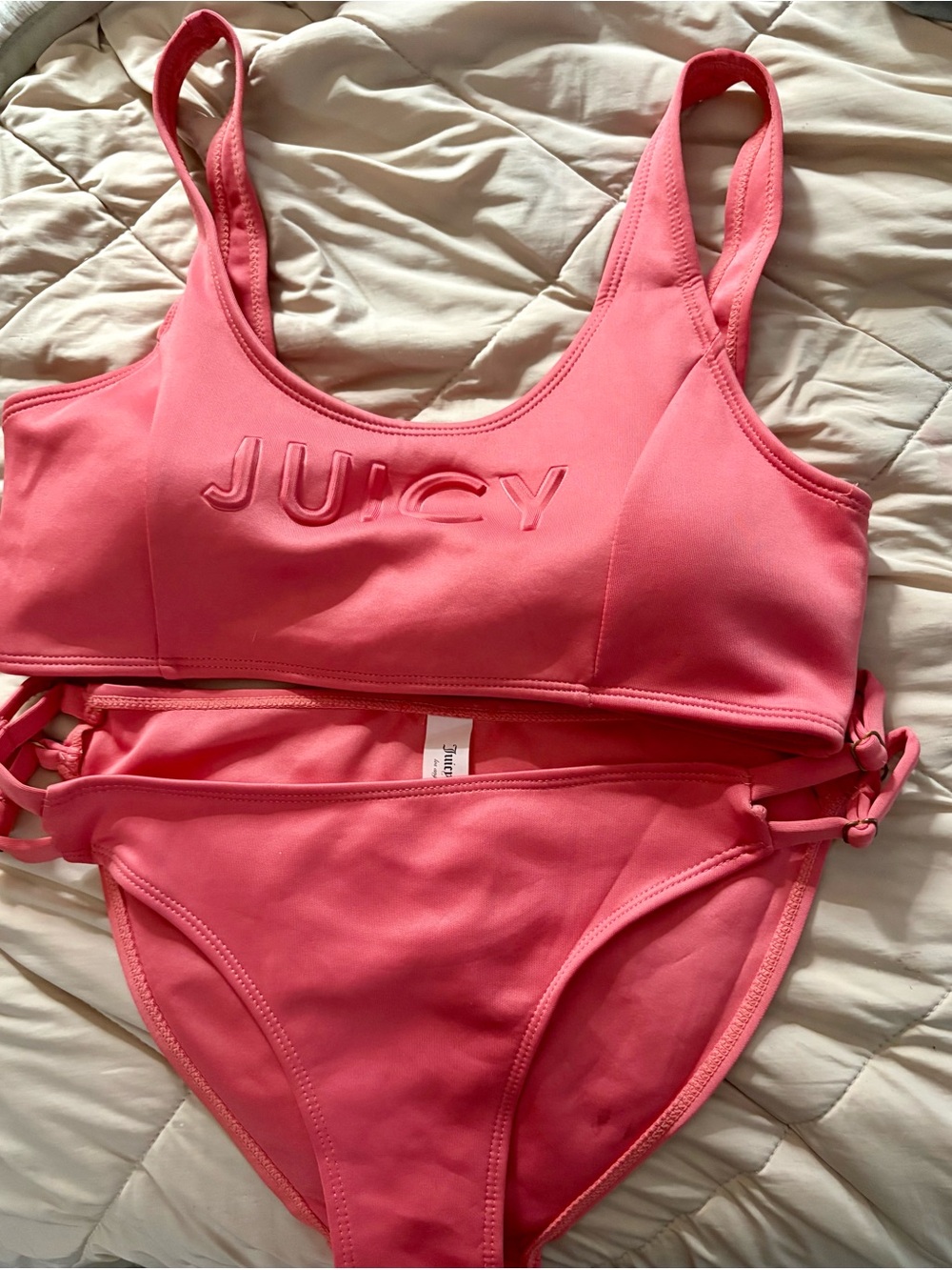 Juicy Couture Pink Two-Piece Bikini Set